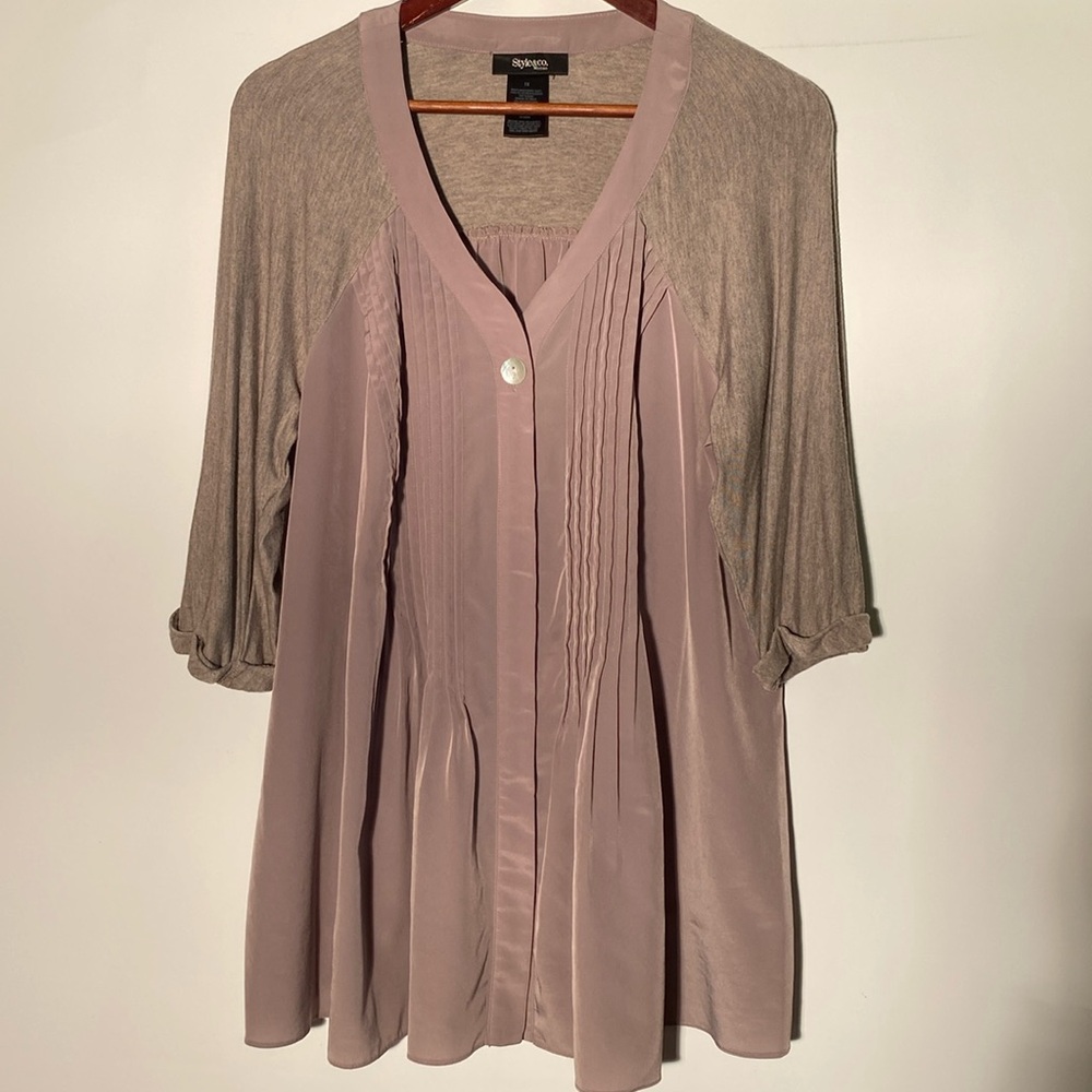 Style & Co. - women’s button down blouse. Size 1X